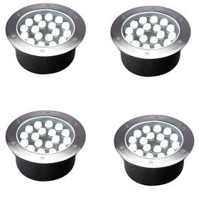 Gocuces 792332908559 Big Led Landscape Well Lights 18w Pack Of 4 Wired Inground Lighting