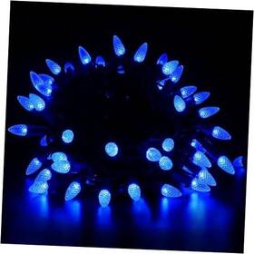 2f-c3 Golden Vessel Electronic & Lightinginc L50b/2f-c3 C3 Outdoor Christmas Lights8ft 50 Led Commercial Grade String 1 Blue-50led