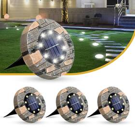 Goodscious 541024102372 Solar Ground Lights Outdoor Decor - Waterproof Led For Y