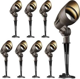 Ll16502 Goodsmann Low Voltage Spotlights 8pk Landscape Lighting Kit 12v Ac