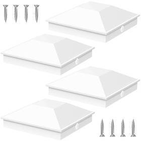 Gv-slpc4pw Goovilla 4x4 Post Caps White Actual 3.5 Inch X 4 Pack