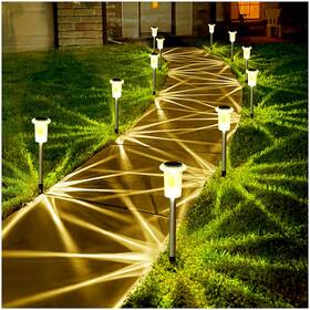 Coo-55t15 Gorrzai Solar Lights Outdoor 15 Pack Pathway Led Waterproof Stai