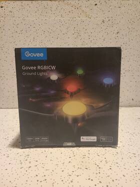 H7050112 Govee Outdoor Ground Lights 36 Feet New Open Box