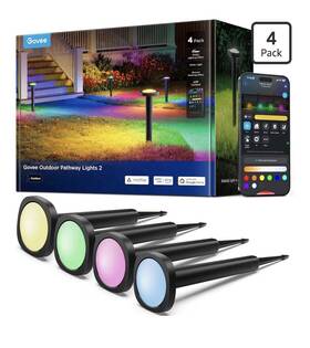 H7055a11 Govee Outdoor Pathway Lights 2 Smart Led - Landscape Lighting 4 Pack