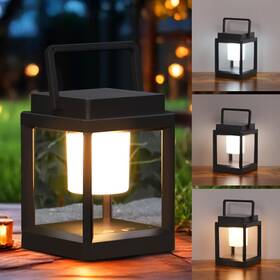 So-ol-bk-1 Gozig Outdoor Table Lamp Touch Control Waterproof Solar Powered Led Lantern