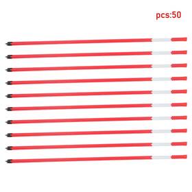 Gre62750 Greatparts Driveway Markers Snow Stakes Red Reflective 5/16 Inch Diameter 48 Long