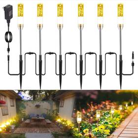 Greenclick 699963214656 Led Pathway Lights 4.8w 12v Ac/dc Low Voltage Path 570 Lumen 6 Pack