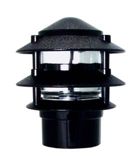Pl3tpbledbl Greenfield 750762110638 Made In The Usa Led Weatherproof 3-tier Pathlight With Post Base