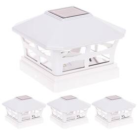 Greenlighting 841478103332 Mission Solar Post Cap Lights Fits 5x5 Pcv/vinyl Outdoor Powered C