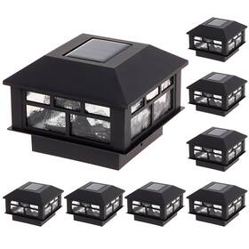Greenlighting 841478150398 Modern Solar Post Cap Lights Fits 4x4 Wood And 5x5 Pcv/vinyl Outdoor