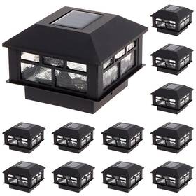 Greenlighting 841478150404 Solar Post Cap Lights 4x4 5x5 Fence Outdoor Waterpro