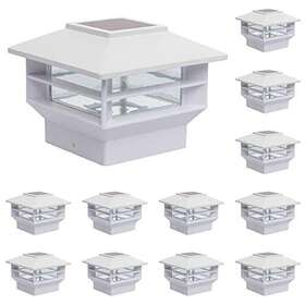 Greenlighting 841478167228 Superior Tier Solar Post Cap Lights Fits 4x4 Wood 5x5 Pcv/v