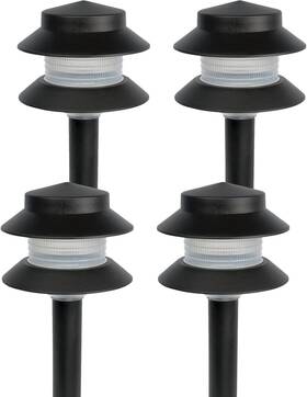 Greenlighting 841478185864 Paradise Low Voltage Landscape Pathway Lights - 2 Tier Outdoor