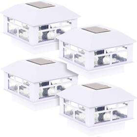Tn-1222605 Greenlighting Solar Post Cap Lights For 4x4 5x5 Pvc Vinyl Outdoor - Bright Led Waterproof