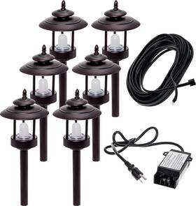 Tn-1225200 Greenlighting Outdoor Landscape Lighting Kit - 100 Lumen Low Voltage L