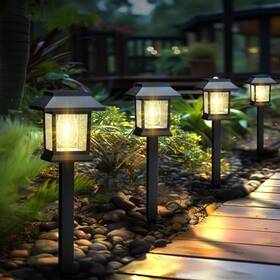 Dcgd003-12p Greluna Solar Lights Outdoor 12 Pack 3000k Waterproof 12pc