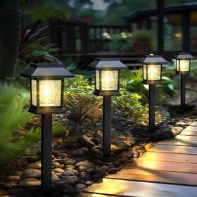Dcgd003 Greluna Solar Lights Outdoor 12 Pack Waterproof Auto On/off Pathway For