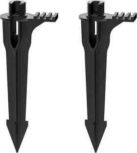 Group 9101-2305-02a Landscape Light Stakes 2pcs Path Lights Replacement 3/4-14npsm Metal Spik