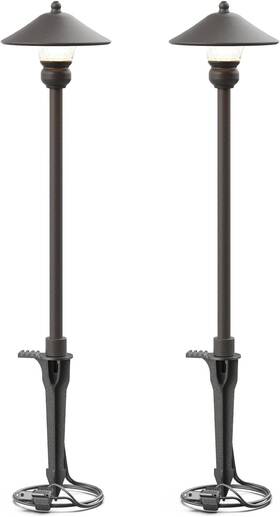 9127-21701-x Group Low Voltage Path Lights 2pk Landscape Lighting Pathway Wired 3w Led Outdo