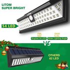 St221 Gs59 Litom Led Solar Light Outdoor Motion Sensor Security Waterproof Pack
