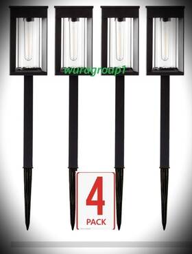 1937955 Gtx/naturally Solar 4-pack 25l Pathway Led Lights
