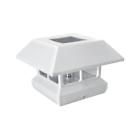 H8js4xllbu Veranda White Solar Fence Post Cap Lights Garden Outdoor Plastic