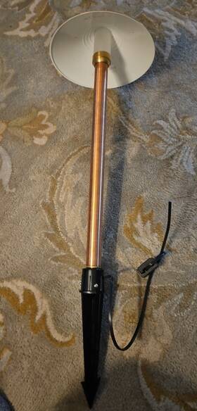E-161028 Hadco Copper Landscape Path Light 2d21 Optic Architectural Grade