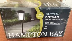 Hampton Bay 082392991951 Dothan 35lumen Led Weather Resistant Outdoor Landscape Path Light