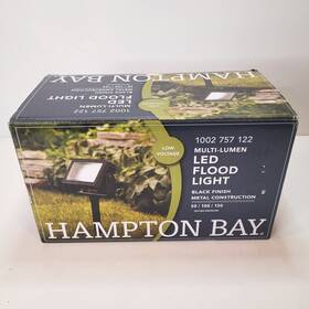 Hampton Bay 1002757124 Low Voltage Multi Lumen Led Flood Light 1002 757 122 Black Finish