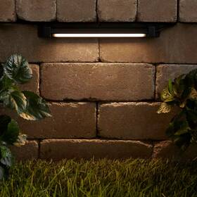 Hampton Bay 726084610811 166 Lumen Low Voltage Black Led Outdoor Deck Light