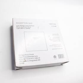 Hampton Bay 810061325857 Castleberry Low Voltage Integrated Led Outdoor Stair Light