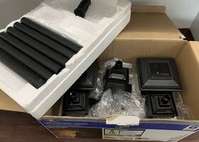93192 Hampton Bay Incomplete Solar Black Outdoor Led Landscape Path Light 15-lumen 5pk