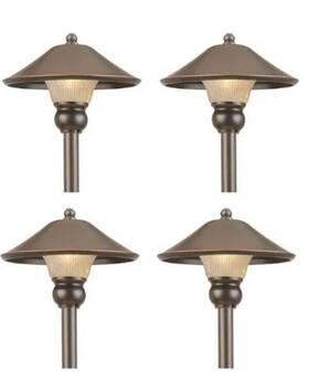 Iwv6628l Hampton Bay 940500316581 1001 488 928 Led Pathway Light 4 Pack Kit Bronze Model Wire