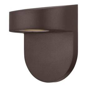 Hampton Bay 940500322483 H B Owens 6.1 Inch Modern 1-light Millenium Bronze Hardwired Integrated Led Wall Lt