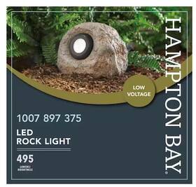 Hampton Bay 940500323077 60-watt Equivalent Low Voltage Integrated Led Specialty Outdoor Rock