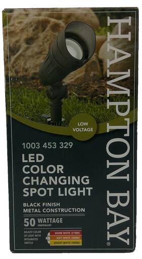 1003 Hampton Bay 940500324487 Led Color Changing Spot Light 50 Watt 453 329