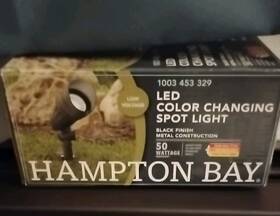 Iwh2301ll-7 Hampton Bay Led Spot Light Adjustable Cct Color Changing Low Voltage Black Metal