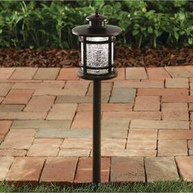 Hampton Bay Jaq1501l-2/crac Birmingham 155 Lumen Landscape Path Light Oil Rubbed Bronze Finish