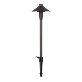 Jtk1501l Hampton Bay Clyde Park 10w Led Path Light Bronze Low Voltage Weather Resistant