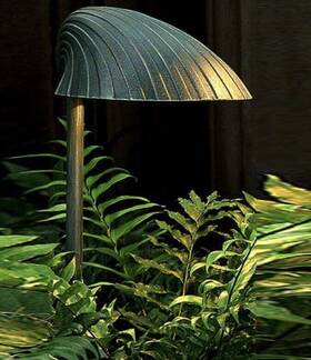 0206000 Hanover Lantern Terralight Seashell Cap Exterior Landscape Light X8 Low Voltage