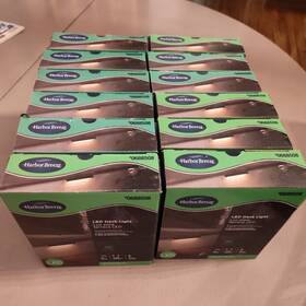 0688508 Harbor Breeze Qty 12 Bronze Led Light Outdoor Deck Lights #0688508 New 2w 70lm