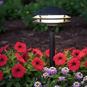0884499 Harbor Breeze Hardwired Led Path Light - 70 Lumens Metal Easy Twist Connect