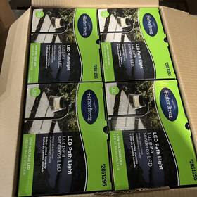 2851295 Harbor Breeze 4x Low Voltage Integrated Led Path Light 2.4-watt Black Set Of 4