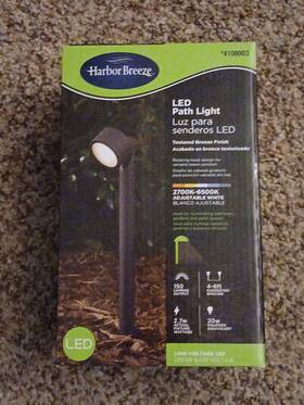 4108903 Harbor Breeze Home Low Volt Led Path Light 150-lumens Textured Bronze