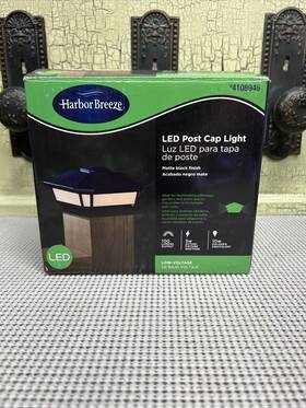 4108946 Harbor Breeze Led Post Cap Light 5 Watt Low Voltage Multiple Sizes Black