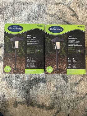 Harbor Breeze 851776003814 2x 100-lumen Textured Bronze Low Voltage Hardwired Path Lights