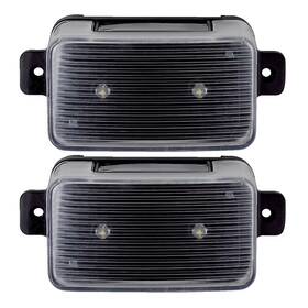 Sl8p-k3c-bk-d2 Harbor Breeze Solar Black Led Outdoor Step And Stair Light 2 -pack