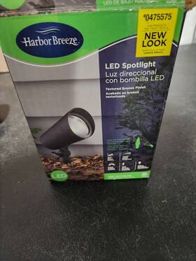 Zdl1096-led4k8030 Harbor Breeze 300-lumen 4-watt Bronze Low Voltage Plug-in Led Spot Light