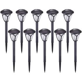 Hecarim 725766026704 Solar Lights Outdoor 10 Pack Pathway Powered Garden Ligh