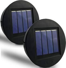 He-sr-01 Helesin Replacement Solar Light Parts 2 Pack Lights Top 8 Lumens